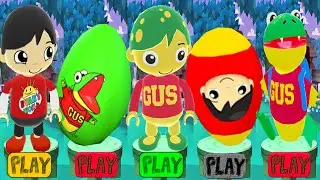 Tag with Ryan - Red T-shirt Ryan vs  Gus costume Ryan the New Character Gameplay