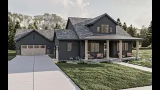 3 Bedroom Modern Farmhouse | Open Floor Plan | Plan 963-00786