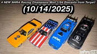 4 NEW NHRA Racing Champions Mint 1/64 Diecasts from Target! (10/14/2025)