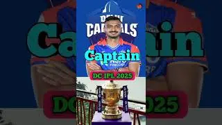 DC New Captain ❤️💯🏏#shorts #ipl #ipl2025 #DCfans#newCaptain#iplallfans