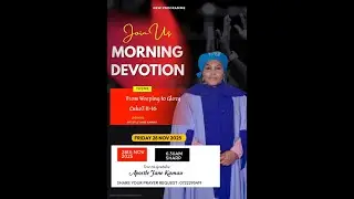 Morning Devotion: From Weeping to Glory | Luke 7:11-16 | Apostle Jane Kamau