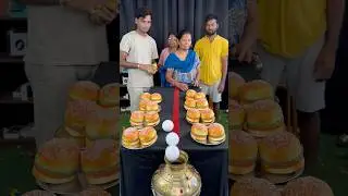 All family roll ball collect burger plate challenge amazing best game 6543456389009051213112#shorts