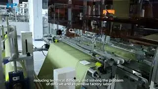 AUTOMATIC PILLOW COVER SEWING MACHINE WITH AB SIDES