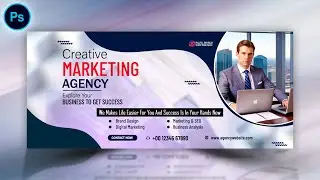 Facebook Cover Design For Digital Marketing Agency | Business Facebook Cover Design | Photoshop