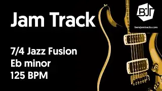 7/4 Jazz Fusion Jam Track in Eb minor 