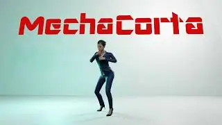 Mecha Corta Character Intro in Retro Style