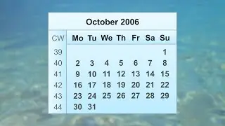 October 2006 Calendar