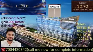 M3M The Line | Studio Apartment Complete Information(30:70 PP)| Commercial Project in Noida 72 #m3m