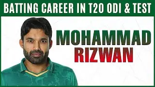 Mohammad Rizwan Batting Analysis in T20 ODI & Test - 4s, 6s, 100s, 50s & Highest Runs Score