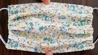 Face Mask Sewing Tutorial - Make Fabric Face Mask At Home - DIY Cloth Face Mask