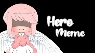 Hero meme • Gacha Life • OC backstory [Flash & glitch warning]