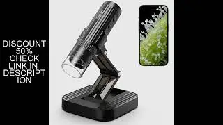 TOMLOV Wireless Digital WiFi Microscope 50X-1000X Portable USB Trichome Mini Coin Microscope Camera