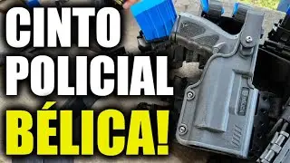 Montamos um CINTO POLICIAL COMPLETO com Equipamentos da BÉLICA! Veja TODOS OS DETALHES!