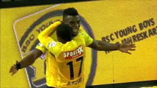 Die 43 YB-Tore der ersten 19 Runden (Meister-Saison 2017/18)