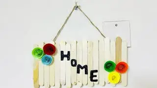 Diy wall decor|| How to make a cute door hanging ❤️