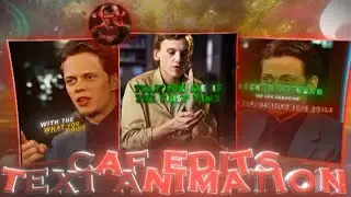 @CoolAF-EDITS LIKE TEXT ANIMATION IN Alight Motion (+ Preset)