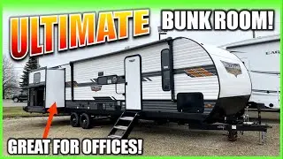 ОГРОМНАЯ комната для занятий с двумя слайдами Flex!! 2022 Wildwood 31KQBTS
