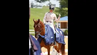 Lainey Ashker and Zeppelin's CDI*  Musical Kur at Mid-Atlantic Dressage Festival | First place 70.8%