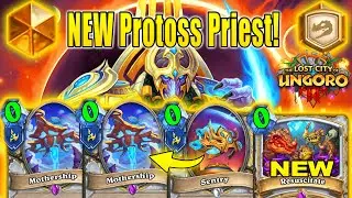 NEW Resurrect Protoss Priest Is SO Strong This Deck Is WOW! The Lost City of Un'Goro | Hearthstone