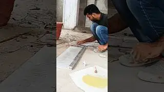 ब्लैक ग्रेनाइट सीढ़ी पर डबल मोल्डिंग पट्टी कैसे लगाएं? परफेक्ट फिटिंग का तरीका 📢 | Real Site Work