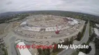 Apple Campus 2 May 2015 Update in 4k