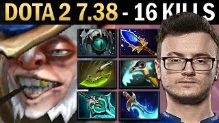 Meepo Gameplay Miracle with 16 Kills and Mindbreaker - Dota 7.38
