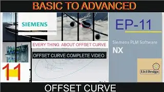 NX TUTORIAL। basic to advanced। ep11। offset curve। #3d #3dmodelingsoftware #nx12 #cadsoftware