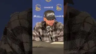 Stephen Curry talks about Steve Kerr's ejection