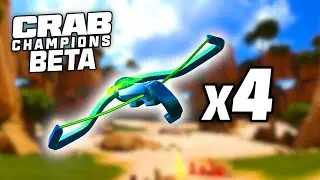 What happens when EVERYONE uses the Crossbow? | Crab Champions Beta Gameplay