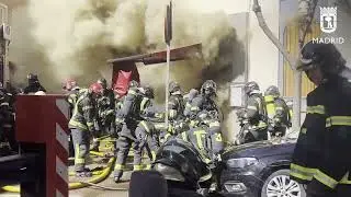 Incendio en un restaurante de Amador de los Ríos, Chamberí, 16sept25
