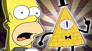 Bill Cipher Is OFFICIALLY CANON In The Simpsons!