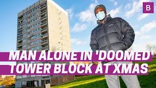 Life inside doomed high rise - where one man's been alone for a year