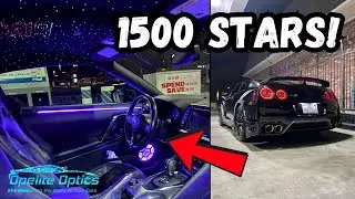 NISSAN GTR Interior TRANSFORMATION! (OPELITE OPTICS) #gtr