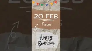Famous / Talented People born on 20 February