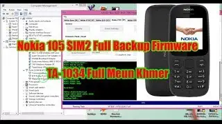 Nokia 105 SIM2 Backup Firmware By CM2 Dongle
