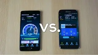 OnePlus 3 vs. Samsung Galaxy S7 EDGE Internet Speed Test!