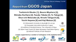 GGOS Affiliate - GGOS Japan (Toshimichi Otsubo) - GGOS Days 2021