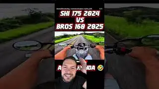 SHI 175 VS BROS 160 #shineray vs #honda