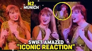 Taylor Swift ICONIC REACTION to the munich crowd Applause as she wraps up on N2.
