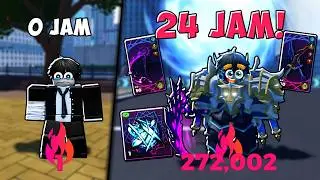 24 JAM! AKU Menjadi PEMAIN PRO Dengan POWER TINGGI & MYTHIC ABILITIES! Solo Hunter