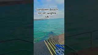 Sandown Beach in isle of wight#shorts #isleofwight #sandown #beachvibes #relaxation