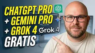 ChatGPT Pro + Gemini Pro + GROK 4 COMPLETAMENTE GRATIS