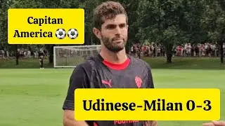 Pulisic fa impazzire! Grande Milan a Udine. Compatti e solidi. Capolavoro Allegri