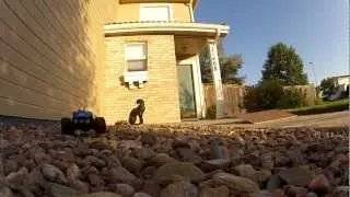 Thunder XX RC Car Racing  in the Rocks 3 Trucks