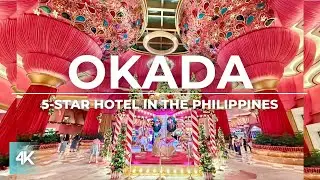 OKADA MANILA Christmas 2025 | 4K | Full Fountain Show | Shop, Eat, and More! | ETV Walking Tour
