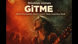 M&uuml;sl&uuml;m G&uuml;rses - Gitme (Hard Psychedelic Rock Cover)  Deep Anatolian Rock