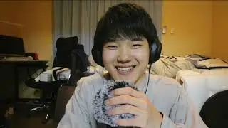 【ASMR】3万人記念、囁き質問コーナー！【SUB】Answer Questions while Touching a Fluffy Microphone