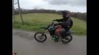 Przeloty po wsiach/wheelie/podjazdy Asix xr99 300/Kxf 450