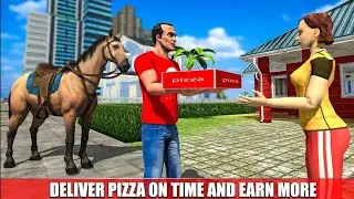 Mounted Horse Pizza Delivery (By MAS 3D STUDIO - Racing And Climbing Games) Android Gameplay HD