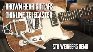 Brown Bear Guitars - Thinline Telecaster Demo by Stu Weinberg